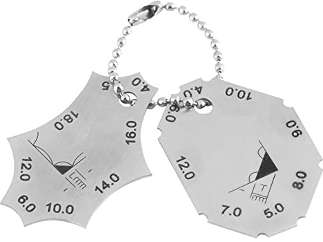 Set di Calibri per Saldatura d'angolo, Calibro di Saldatura, Wel, Calibri a Nonio, Calibro per Saldatura d'angolo, Giunto a T, profondità della Gola, Misuratore di Lunghezza