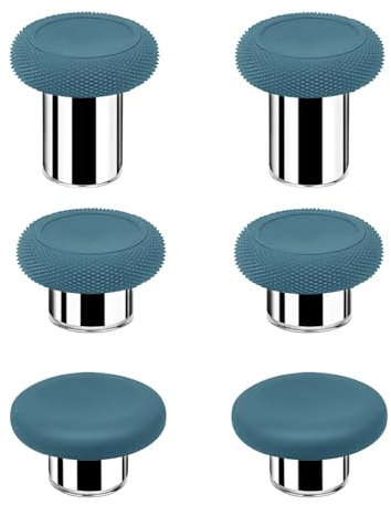 Elite Series 2 Thumbsticks - 6 in 1 Magnetic Joysticks for Xbox Elite Controller Series 2 Core(Model 1797), Accessories Replacement Included 2 Tall, 2 Standard, 2 Classic (Mineral Blue)