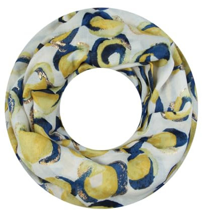 Majea Damen Loop Schal Schlauchschal Halstuch (880025) (gelb 15)