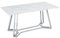 Dynamic24 Esstisch 160x90 cm Esszimmertisch Küchentisch Tisch Glastisch