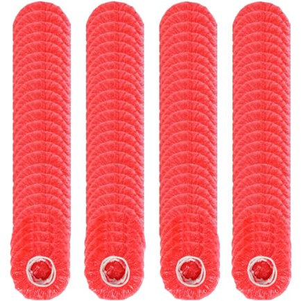 100 Pcs Smoke Head Covers Fire Alarm Cover, Smoke Alarm Cover, Smoke Detectors for Home, Smoke Detector Cover, Covers for Smoke Alarms, Fire Alarm Head Covers for Home Kitchen (Red)