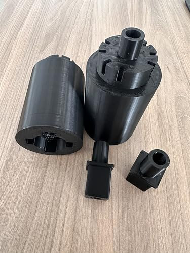 Verstärkte Adapter für Rolly Toys Luftreifen 409303, 409587 und 409181 (325x110 & 310x95) auf Peg Perego John Deere Ground Force und Ground Loader