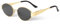 HEFANG Sonnenbrille Herren,Damen,Polarisiert,Sonnenfinsternis Brille,Gold,UV400 Schutz,Klassisch Design, über Normale Brille,Modisch für Outdoor, Autofahren, Reisen,Geschenke für frauen,nur 32.4g