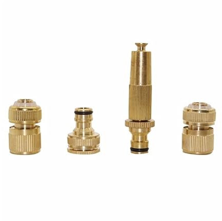 SHIOFRCN 1 Satz Hochdruck Power Messing Gerade Wasser Waschen Pistole Mit Kupfer Schnell Wasserhähne Joint Connector Wasserhähne Standard Anschlüsse