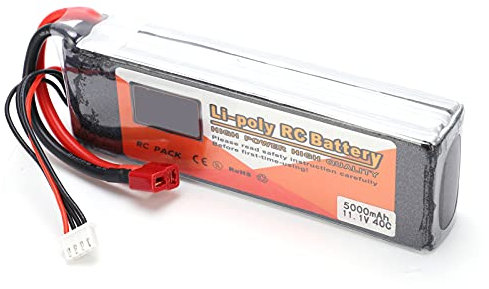 Durable 11.1V 5000mAH 3S 40C Lipo Batery Pack T Enchip pour RC Chuck Battery of Lithio Battery