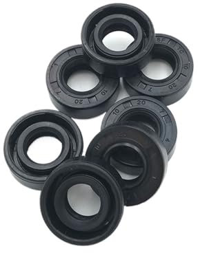 NBR Wellendichtring TC-12 * 16 * 18 * 19 * 20 * 21 * 22 * 23 * 24 * 25 * 26 * 28 * 30 * 32 * 35 * 3/4/5/5,5/6/7/8/9/10 Nitril beschichtet, Doppellippe mit Strumpfband(12x24x4mm 2pcs)