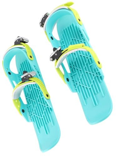 Mini Ski Ski Skates Tragbare, verstellbare Kurze Schnesikaters Skiboard mit Aufbewahrungstasche für Winter im Freien Sportarten Erwachsene und Kinder (Kleine Größe)