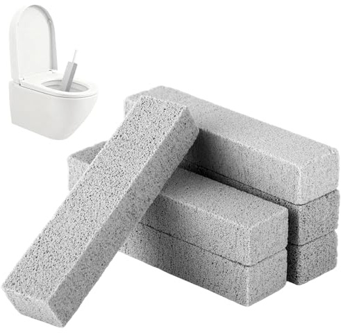 Lot de 6 Pierres Ponce Extra Forte – Pieds et WC, Nettoyant WC, Pumice Stone, Blocs pour Carrelage et Barbecue