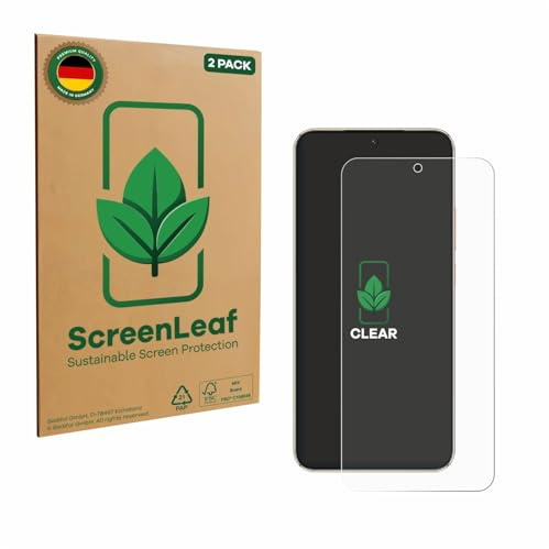 ScreenLeaf Schutzfolie für Honor Magic 8 Lite | 2 Stück Transparenter Displayschutz Made in Germany Klare Displayschutz-Folie Kratzfest