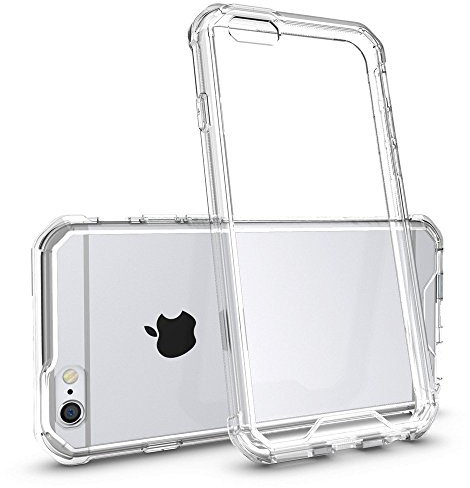 ELECTRÓNICA REY Cover in Gel TPU Anti-Shock per iPhone 6 / iPhone 6S, Morbido Silicone Custodie Protettivo Case, Anti-Scratch, Protettiva Sottile Back Cover