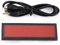 Akozon 110-240V Badge LED Étiquette à Rechargeable Programmable Nom Message Digital LED Rouge Défilant Signe/Insigne de Nom/Panneau d'affichage d'étiquette de Message