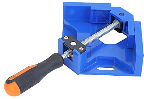 TOPWAY 90 Grad Ecke Klemme Rechtwinkel Winkelspanner, 2 Stück Eckzwinge Winkelzwinge Schweißen Eckenspanner aus Aluminium für Holzbearbeiten Schreinerei Fotorahmen 402308