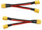 YINETTECH XT30 Parallel-Batterieverbinder, 18 cm Länge, für RC-Flugzeug-Balance-Ladegerät, 2 Stück
