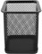 D.RECT Metal Square Pen Holder | Pen Holder Cube Made of Wire Metal | Mesh Multifunctional Cup for Ballpoint Pen Black, (110443)