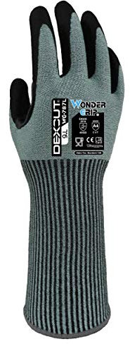 Wonder Grip Schnittfeste Handschuhe WG-787L, Grau, XXL/11