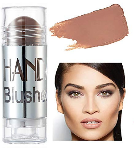 GL-Turelifes Blush Stick Blush Cream Feuchtigkeitsspendende, Highlighter & Trimmen Rouge Pen, Glanz- und Stimmungsaufhellendes Rouge Stick Wangen Make-up (#8)