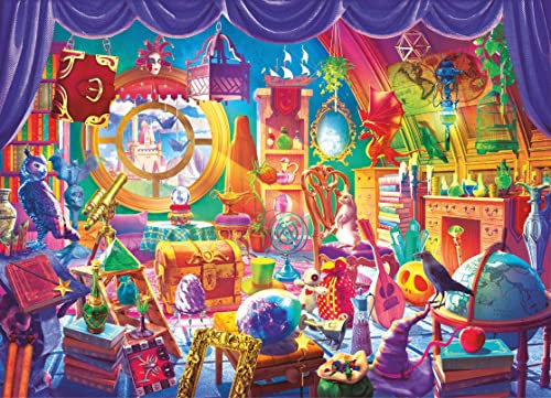 Brain Tree - Magic Room 1000 Piece Puzzle for Adults: With Droplet Technology for Anti Glare & Soft Touch