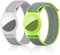 Dingfeiyu 2 Stück Nylon Bracelet für AirTag, Anti-Lost, Anti-Kratz-Schutz für die Positionierung des Airtag-Tracking-Armbands