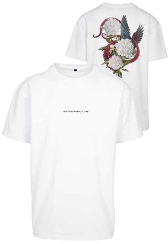 Mister Tee Herren T-Shirt We Dream in Colors Oversize Tee White XS