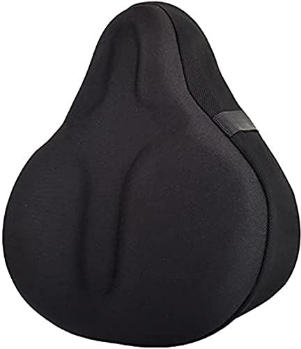 Large Soft Bike Seat Cushion, Comfortable Exercise Bike Seat Cover, Gel Bike Seat Cover,Memory Foam Bike Seat Cover,11×10inch,Spin Indoor Bikes,Road Outdoor Bycicle.