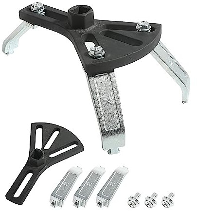 YAKEFLY Universal Fuel Pump Removal Tool,Fuel Pump Lock Ring Removal and Reinstall Tool Adjustable Fuel Lid Tank Cover Collar Ring Spanner,5.31 to 7.17 Fuel Tank Repair Kit