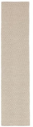 RugVista Solveig Teppich, 80 x 350 cm, Beige/Weiß | Kelim, Kelim Modern, Rechteckig, Mittlerer Stapel, Nur chemische Reinigung, Wohnzimmer, Schlafzimmer, Diele
