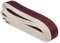 BENECREAT 10 Yards Braun-Beige Baumwoll-Gurtband, 38mm Breites Gestreiftes Leinenband Zum Nähen von Gürtel, Rucksäcken, Handtaschen, 2mm Dick