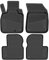Walser XTR Gummi Fussmatten Auto für Nissan Micra 4 05/2010-2013, 100% passgenaue Auto Fußmatten, robuste Universal Fußmatte Auto, Gummimatten Auto, Auto Fussmatten Gummi