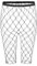 GRRKDFQ Lencería Sexy Leggings De Rejilla Ahuecados, Negro 1, Talla Única