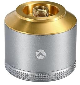 Campingmoon Empty Refillable Gas Canister Gas Cartridge for Camping Gas Stove 15g