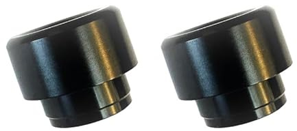 Lot de 2 Drip Tip 810 Zeus Subohm Noir - Embout Drip Tip Type 810 pour Atomiseur Zeus, Original Neuf
