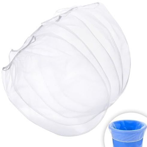 WJUAN Colador Pintura 5 Galones, 5 Piezas Bolsas de Colador Aperturas Elásticas, Diseño Malla Fina, Bolsa Filtro Pintura, para Filtración Líquidos Varios Tintes (530 x 420 mm)