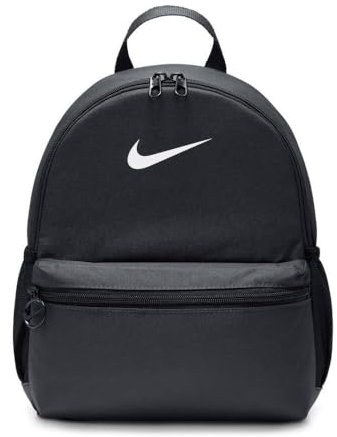 NIKE Classic Youth FZ7222-070 - Zaino unisex (11 litri), grigio fumé scuro, nero/bianco, Grigio fumo scuro, nero, bianco, 33cm H x 25cm W x 13cm D
