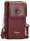 Pepe Jeans Sprig Borsa a tracolla per cellulare Rosso 11 x 20 x 4 cm Pelle sintetica by Joumma Bags, rosso, Taglia unica, Borsa a tracolla per cellulare