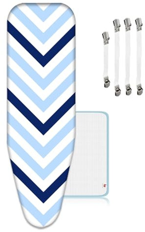 ZJBKX Copriasse da stiro, facile da montare, per proteggere l'asse da stiro, dimensioni fino a 150 x 60 cm