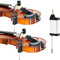 ACEMIC Dual UHF Violino Microfono Wireless Collo di Cigno Pick Up Strumento Clip-on Mic 1 Ricevitore e 2 Trasmettitori Sistema per Violino Palcoscenico Strumento Musicale Performance, Q2/VT-5