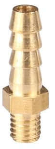 5pcs M4 M5 M6 M8 Metric Male Thread To 3mm 4mm 5mm 6mm 8mm Hose Barb OD Brass Barbed Pipe Fitting Coupler Connector Adapter(5-M5)