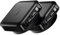 Fasgear Lot de 2 câbles USB C rétractables de bureau - 60 W PD/PPS - Charge rapide - Cordon de charge USB C 2.0 pour iPhone 16 15 Pro/iPad/Mac-Book/Sam-Sung, câble de type C rotatif à 360° (noir)