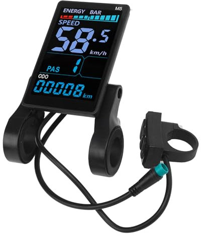 SPYMINNPOO Elektrofahrrad -LCD -Display, Leichte Chip -Messgerät mit Hintergrundbeleuchtung, Geeignet für Mountainbike -Scooter