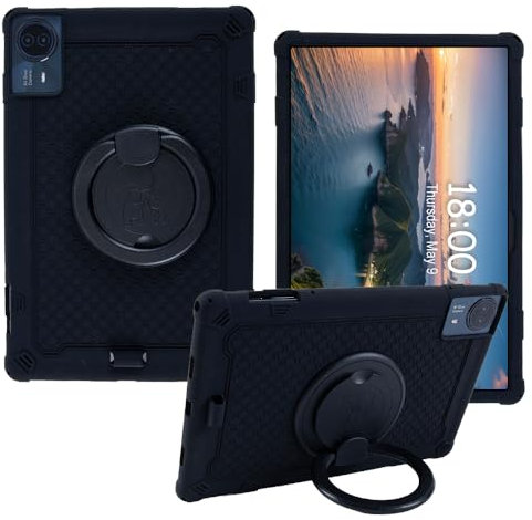 YKWXSC Coque pour Teclast T65 Max Tablet 13 Pouce, Robuste avec Support Rotatif et Bandoulière Étui de Protection pour Teclast T65 Max Tablet 13 Pouce, Noir