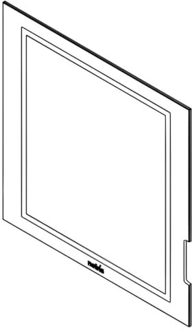 Vetro Porta ORIGINALE Nobis per Stufa Unica