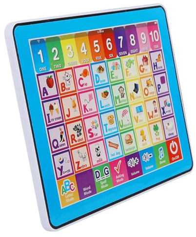SUNGOOYUE Tablette Jouet Apprentissage des Enfants Apprend la Tablette pour la Musique, Les Jeux pour Les Enfants pour la Mémoire des, Le Message de Voyage, 3-5 pour Les Débutants, Le Matériel