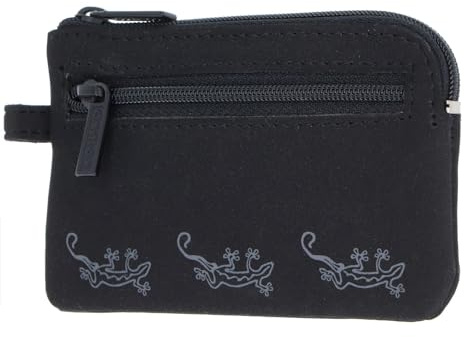 Oxmox Schlüsselmäppchen New Cryptan Keyholder Lizard Print Grey Black schwarz