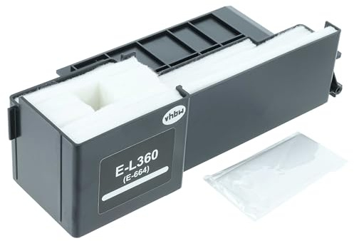 vhbw Resttintenbehälter kompatibel mit Epson Sylus SX445W | SX440W, SX435W, SX430W, SX235W, SX230 Tintenstrahldrucker - Wartungsbox