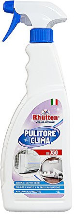 Pulitore Clima, Rhutten, Casa Linda, per Pulizia Filtri Climatizzatori Casa, Igienizzante, Elimina Cattivi Odori Impianto, 750ml