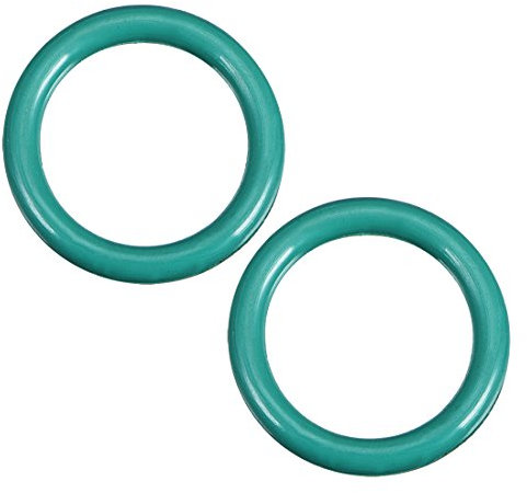 sourcing map 2 Stück Fluorkautschuk O-Ringe FKM Dichtung für Maschinen Rohrleitung 14mm AD 10mm ID 2mm Breite Grün