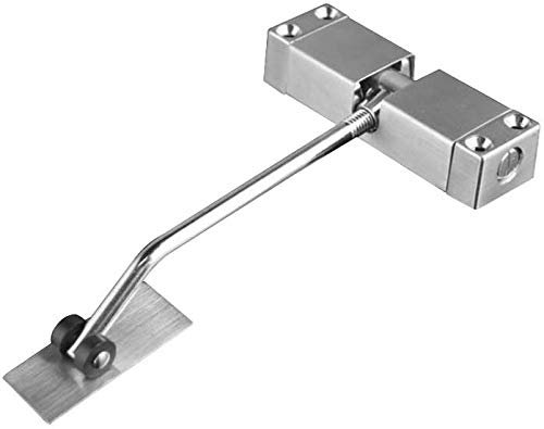 Bestgle Ferme-Ressort de Porte Automatique Réglable Acier Inoxydable Pour Chambre Hôtel Bureau et Résidence