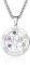 Custom4U Collier Argent 925 Femme 5 Prénoms Gravé avec Pierre de Naissance Pendentif Arbre de Vie