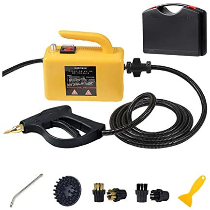 Nettoyeur à vapeur haute pression, machine de nettoyage à vapeur de tapis de 2600 W, nettoyeur à vapeur portable pour voiture de salle de bain de cuisine domestique