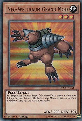 DUSA-DE061 - Neo-Weltraum Grand Mole - Ultra Rare - Deutsch - im Set mit Ultrapro Toploader - Yugioh